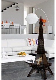 Resim Korflame Eyfel Taşınabilir Şömine 