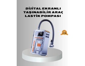 Resim Shopwave Şarjlı Kablosuz Hava Pompası – 150 Psı Basınç, LED Ekran ve 6000MAH Batarya 