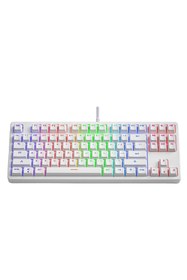 Resim Valkyrie Leaven K870 Blue Switch Mekanik Gaming Oyun Klavyesi RGB 61 Key Mavi Tuş Type-C Klavye 