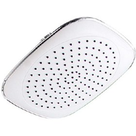Resim Kupp Beyaz Banyo Yağmur Tepe Duşu Başlığı Krom Beyaz Robot Duş Başlığı Hareketli Duş Başlığı 9615 