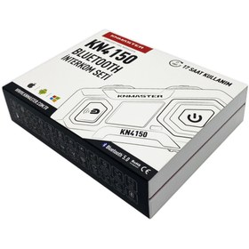 Resim Knmaster KN4150 Motosiklet Kask İnterkom Bluetooth Intercom Kulaklık Seti 