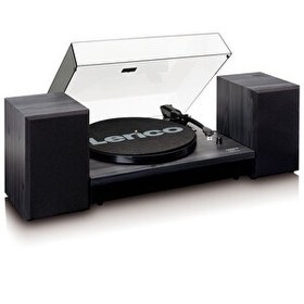 Resim Lenco LS-300BK Harici Hoparlörlü Bluetooth Siyah Pikap 