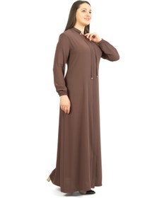 Resim derin store Hakim Yaka Bağcıklı Basic Ferace 