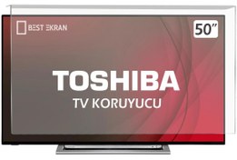 Resim Toshiba 50UA3A63DT TV EKRAN KORUYUCU - Toshiba 50\ inç 126 Tv Ekran Koruyucu Şeffaf Paneli 