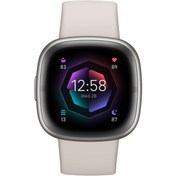 Resim Fitbit Sense 2 Akıllı Saat (Platinyum-Ay Beyazı) 