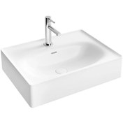 Resim Vitra Equal 7241B403-0001 Tezgah Üstü Lavabo. 60Cm. Beyaz 