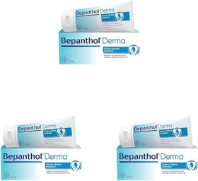 Resim Bepanthol Derma Onarıcı Bakım Merhemi 50 gr (1 x 50 g) (3 paketi) 