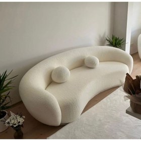 Resim ARELSA CONCEPT Arelsaconcept Fasulye Teddy Koltuk 3 Lü -Krem 