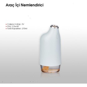 Resim Becenhouse autowr araç içi nemlendirici 