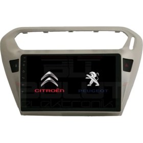 Resim Necvox Citroen C-Elysee Peugeot 301 Android Multimedya Sistemi (2012-2020) 3 GB Ram 32 GB Hafıza 4 Çekirdek Iphone Carplay Android Auto Newfron Navera 