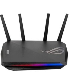 Resim Asus ROG STRIX GS-AX5400 WIFI6 Dual Band Gaming Extendable Router-Aura RGB-Mobile Gaming Mod-Gaming Port-4G 5G Mobile Tethering-AiProtection 