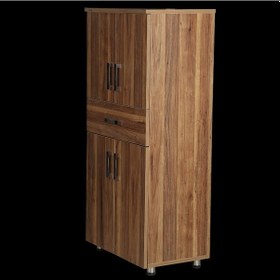 Resim Çok Amaçlı Dolap 150 Cm Hard Parlak Carden Suntalem 4Raf 1Çekmece 
