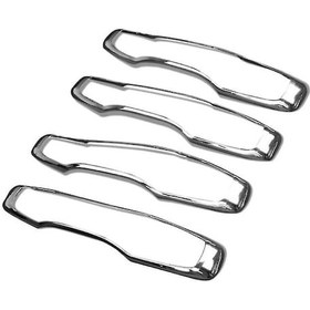 Resim Ximistore9 Volvo Xc60 Xc90 S90 V90 2018-2020 Krom Kapı Kolu Kaplaması - 4 Parça Kolay Yapıştırma Abs 