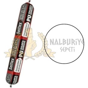 Resim Selsil Poliüretan Sosis Mastik PU50 BEYAZ 600 ml. Beyaz Beyaz 