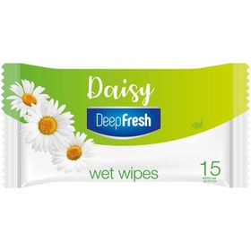 Resim Deep Fresh Papatya Islak Mendil 15'li 