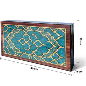 Resim Biggdesign Oriental Tavla, Mıknatıslı MDF Kasa, Çizilmez Zemin, 2 Kat Vernik Cilalı 
