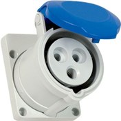 Resim Fantom 71085 Ip44 2p+e 16a 230v Kapaklı Karavan Enerji Prizi 