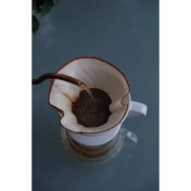 Resim Pearl Shop Adet) "çift Katlı" V-60.4 Yıkanabilir, Kumaş, Organik Kahve Filtresi, AĞARTILMAMIŞ%100 Ham Pamuk - Ekolojik Filtre (2 Adet) 