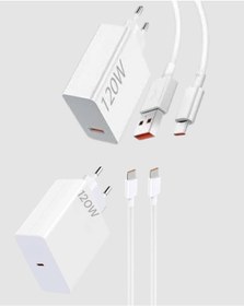Resim Flzdgnkr 120w Süper Hızlı Şarj Adaptörü Type-c Kablo Dahil, Yüksek Voltaj Korumalı 