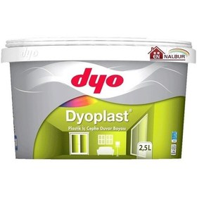 Resim Dyo Dyoplast Plastik İç Cephe Boyası 2,5 Litre Siyah Diğer 