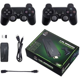 Resim Hangfox M8 Retro Çift Kollü Oyun Konsoli Hdmı Hd Kablosuz Kumanda 32gb 3500+ Oyunlu Nostalji Mini Arcade 