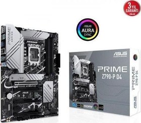 Resim Prime Z790-P D4 Intel Z790 Soket 1700 DDR4 5333(OC)MHz ATX Gaming (Oyuncu) Anakart Asus