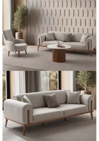 Resim Riva 3+1 Koltuk Takımı Antrasit 