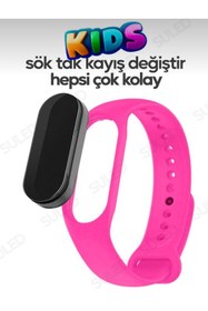 Resim EMİN ENSAR HOME Akıllı Çocuk Kol Saati Güvenli Led Su Geçirmez Silikon Dokunmatik Süper Kahraman Figürlü 