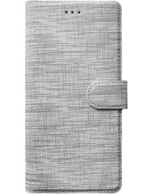 Resim Microsonic Apple Iphone Xr Kılıf Fabric Book Wallet Gri 