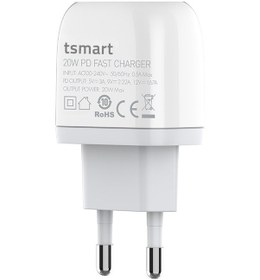 Resim Tsmart TS-PDE20 Type-C PD 20 W Seyahat Hızlı Şarj Cihazı 