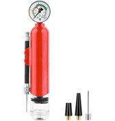 Resim Vkemall Kırmızı Mini Abs Hava Pompa, 1.4bar Hızlı Şişirici, Basketbol Futbol İçin Taşınabilir Plastik Şişirici 