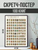 Resim Gift Development Kazıma Poster Duvar Posteri 100 Kitap Hediye Tüpü 18381551 