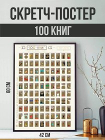 Resim Gift Development Kazıma Poster Duvar Posteri 100 Kitap Hediye Tüpü 18381551 