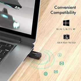 Resim EDUP AC 1300 Mbit/s USB WLAN Adaptörü, Çift Bant WiFi Stick 2.4G/5GHz USB3.0 Adaptör Kablosuz Ağ Alıcısı WiFi Dongle, Masaüstü Bilgisayar/Dizüstü Bilgisayar için, Windows 11/10/8.1/7/Vista Mac OS X 