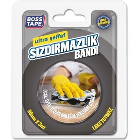 Resim Firin Kenari Seffaf Sizdirmazlik Bandi, 30 Mm X 3 M, Seffaf Sku: Smg8690010234193 