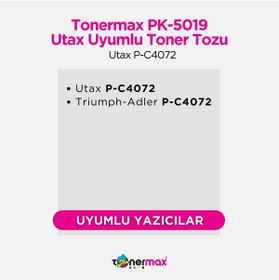 Resim Tonermax Utax Pk-5019 Toner Tozu- Set / Utax P-c4072 