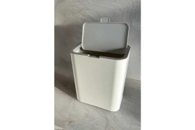 Resim Primanova Flip Banyo Mutfak Tezgah Üstü Çöp Kovası - Bej 