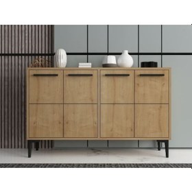 Resim Vedi Konsol Tv Sehpası Tv Ünitesi Modern Tasarım-meşe 