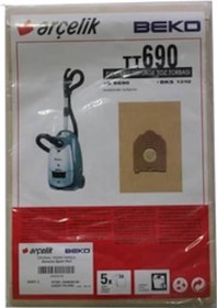 Resim Arçelik Beko Bks 1310 / S 6690 Elektrikli Süpürge Toz Torbası 10 