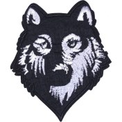 Resim Aplike Ütü Ile Yapışan Kurt Arma 6x7 cm 