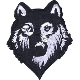 Resim Aplike Ütü Ile Yapışan Kurt Arma 6x7 cm 