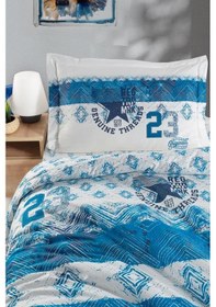 Resim Ranforce Genç Nevresim Takımı Roberto Mavi 