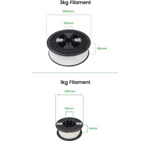Resim Porima Petg Filament - 1.75MM Mavi RAL5015 3kg 