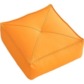 Resim Suntek Magideal Yer Minderi Kare Açık Veranda Ofis Koltuğu Turuncu 