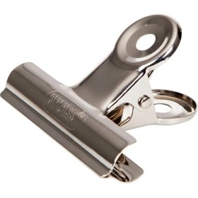 Resim - Gümüş Metal Kıskaç 38 mm 6 Adet 