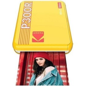 Resim Kodak Mini 3/P300 Retro Sarı Akıllı Telefon Fotoğraf Yazıcısı 