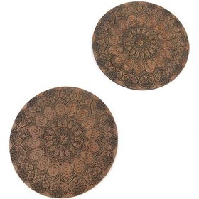 Resim Bardak Altlığı Model -16 Kahverengi 