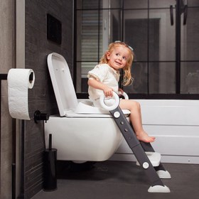 Resim BabyJem Basamaklı ve Katlanır Klozet Adaptörü Bej - Bej / STD 