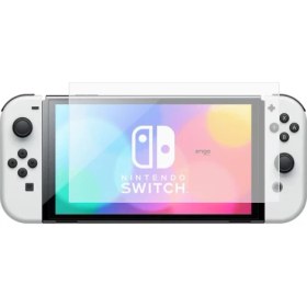 Resim Engo Nintendo Switch OLED 7 Inç Mat Ekran Koruyucu Oyun Konsolu Şeffaf 