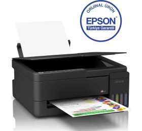 Resim Epson Ecotank L3350 Wi-Fi + Tarayıcı + Fotokopi Renkli Çok Fonksiyonlu Tanklı Yazıcı C11CL62413 + Orjinal Siyah Mürekkep Hediyeli 